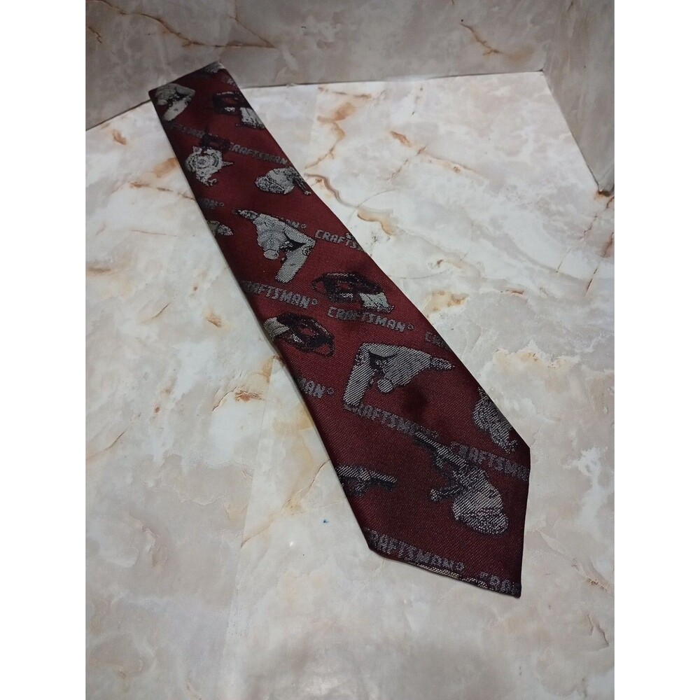Ralph Marlin Rare Craftsman Designer Power Tie 57 x 3 3/4 Made In The USA